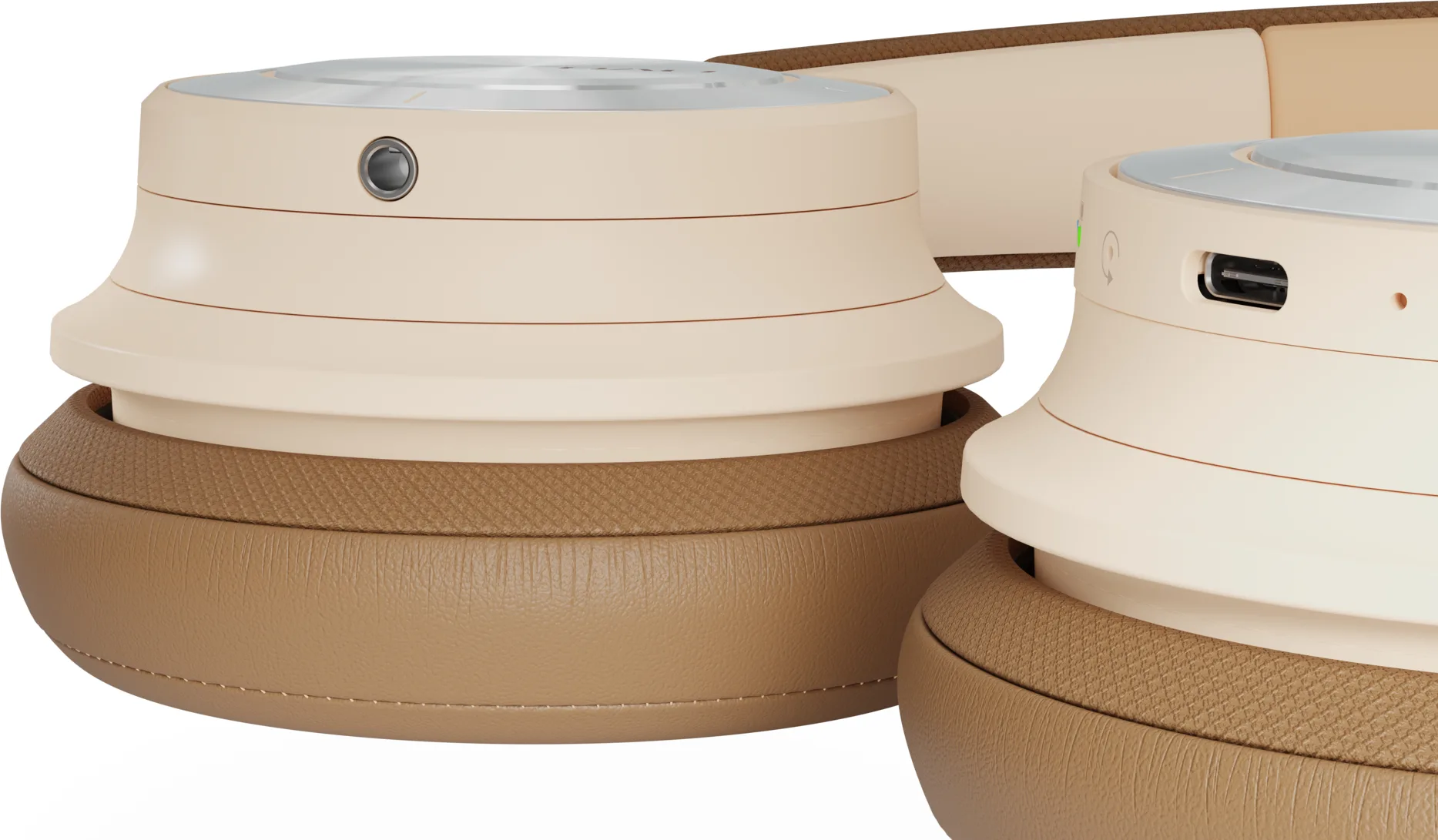 Dali IO-8 Blanc & Caramel Casques Bluetooth