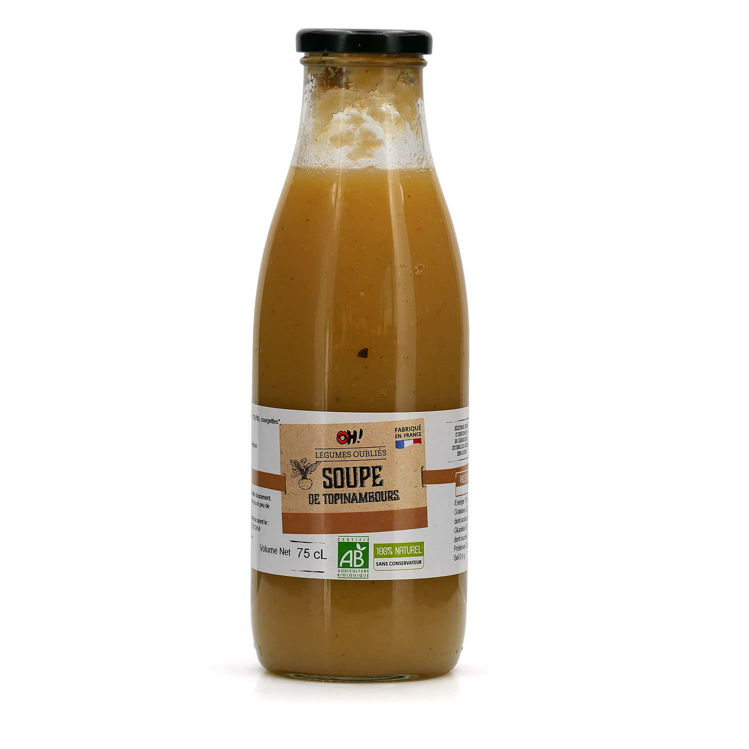 Soupe de topinambours bio
