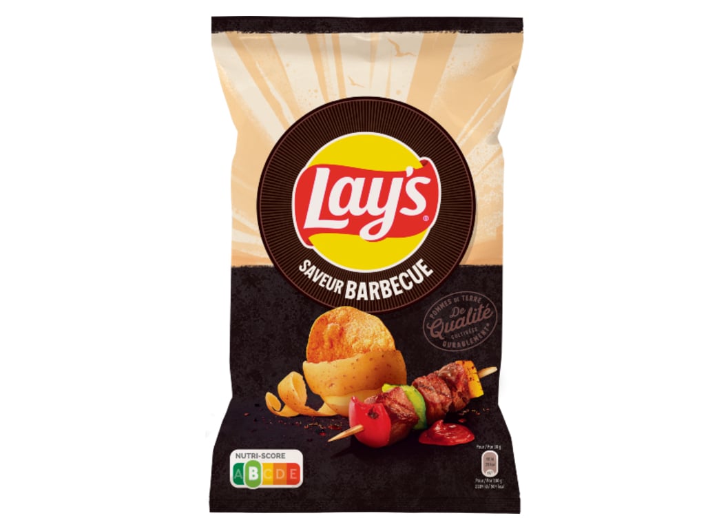BATATAS FRITAS LISAS LAY'S BBQ 145G