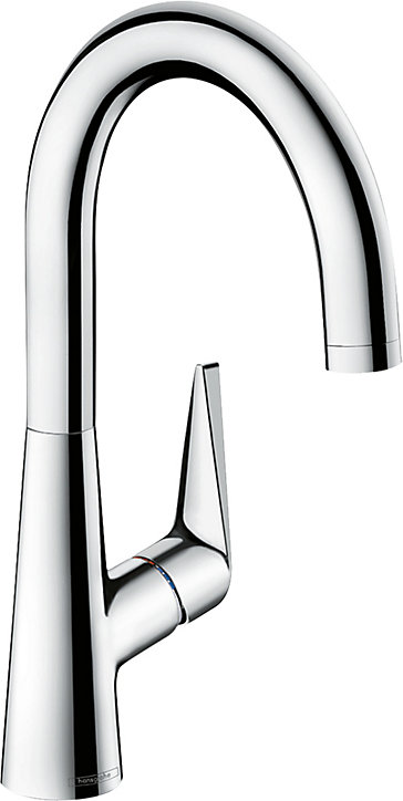 Mitigeur de cuisine chromé Hansgrohe Talis M51 H. 335 cm