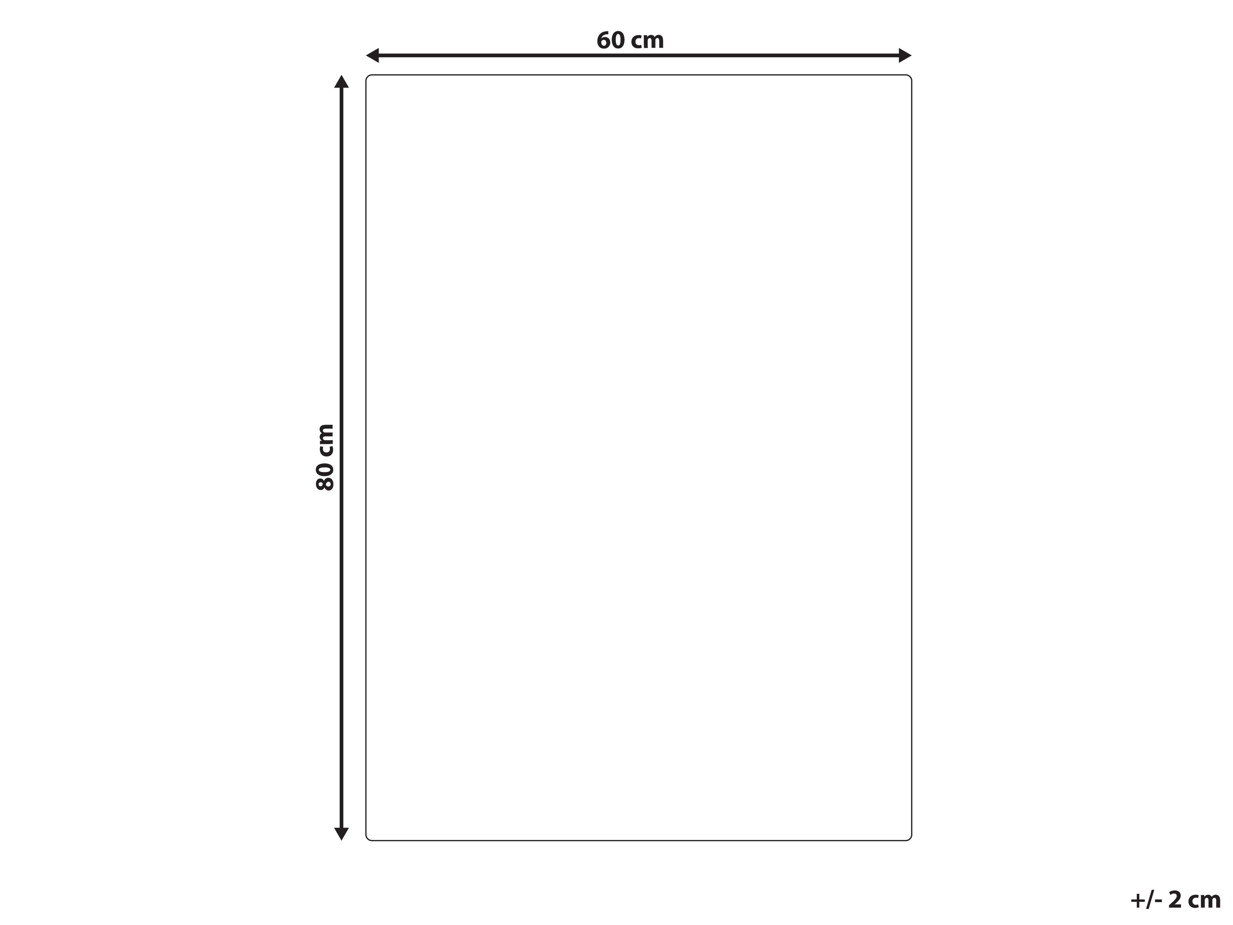 Wanddecoratie TAMIANG Glas 80 cm Meerkleurig