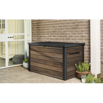 Keter opbergbox Signatur Walnut 870L