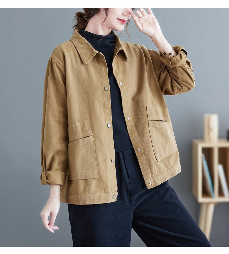 YARU - Kraagloze Shacket