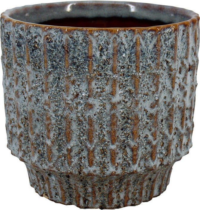 Bela Arte bloempot Echo blauw D 13,8 H 12,8 cm