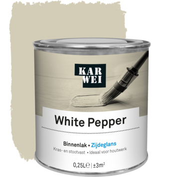 KARWEI binnenlak zijdeglans white pepper 250 ml