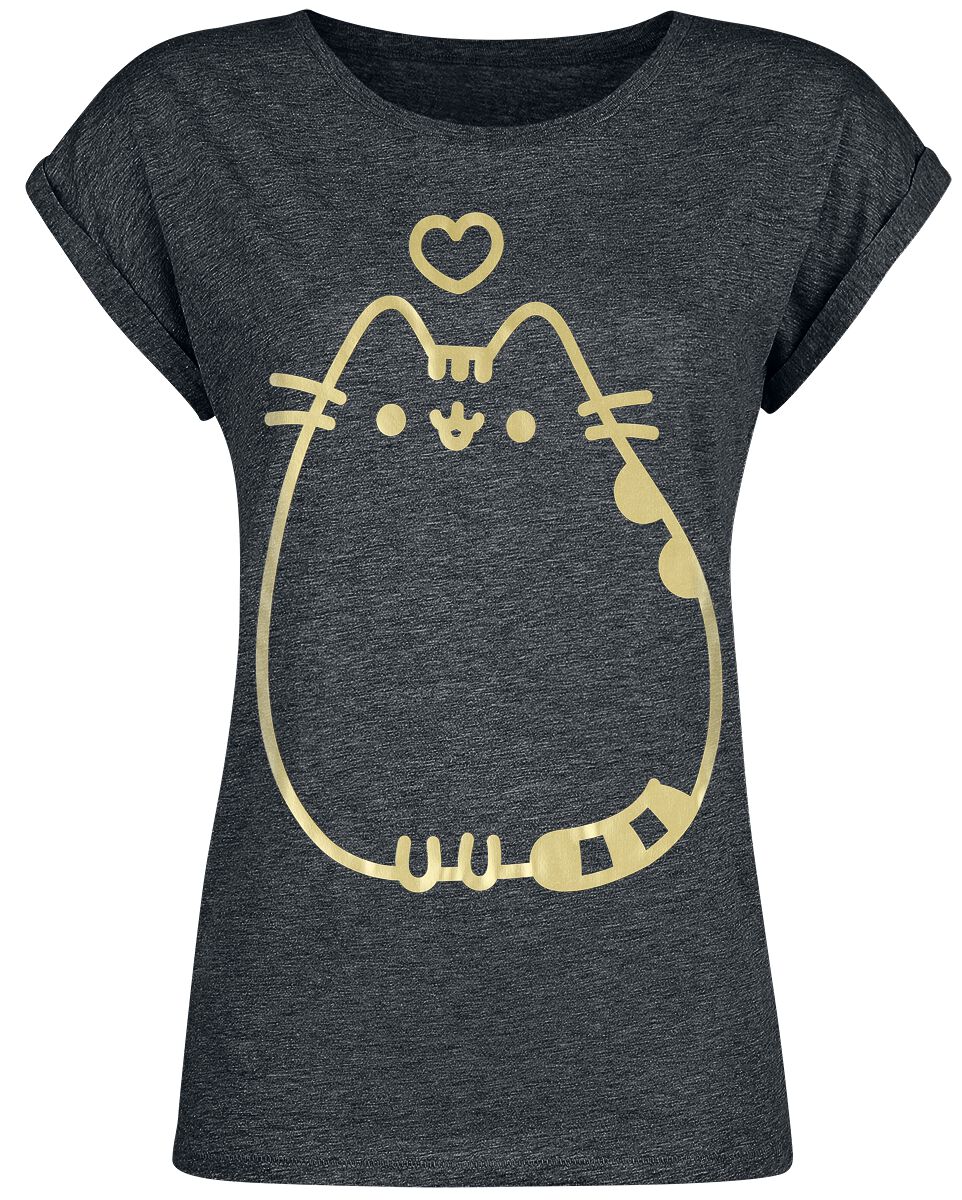 Pusheen Doré | Pusheen T-Shirt Manches courtes