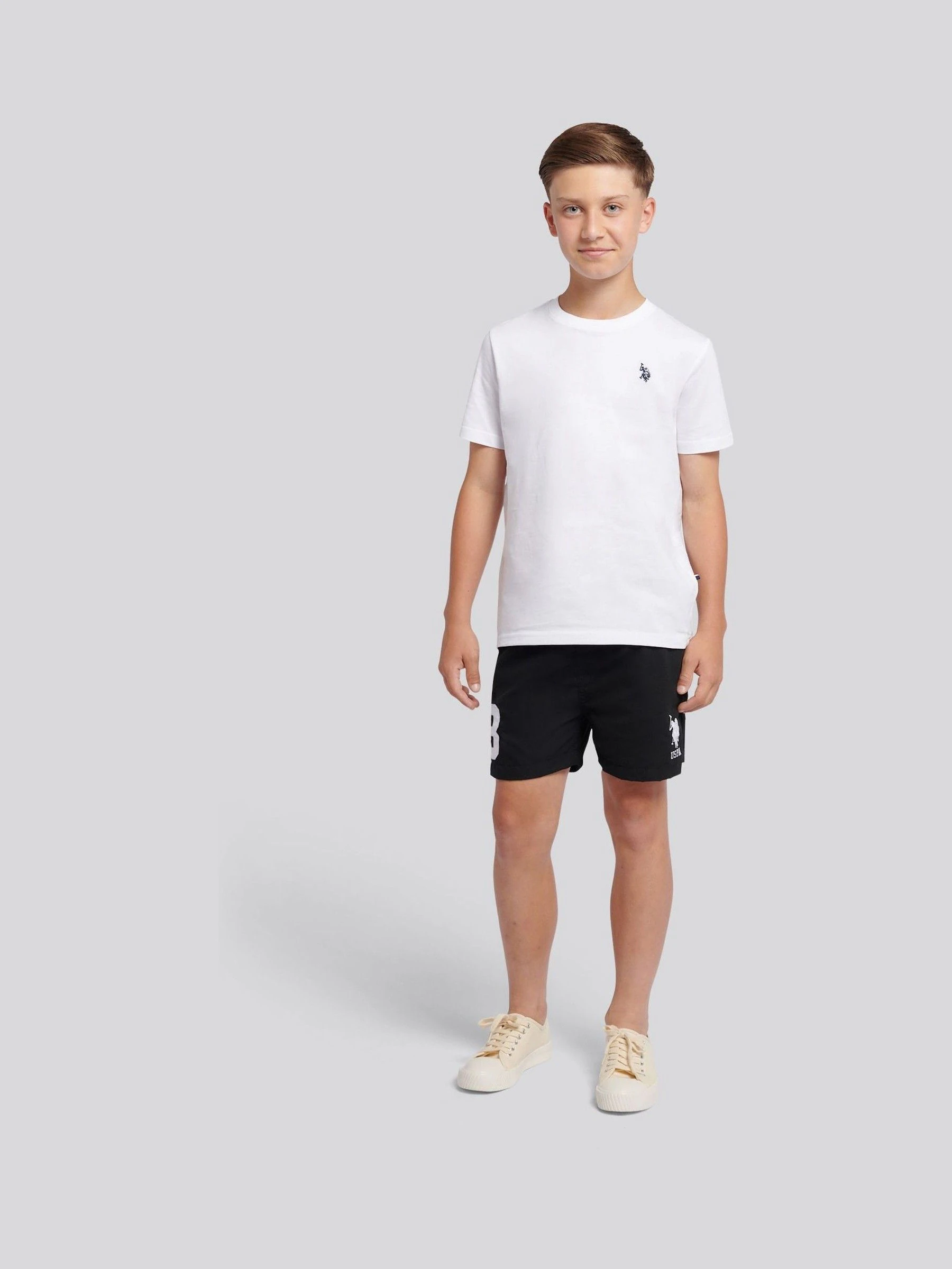 Zwart - U.S. Polo Assn. Player 3 zwemshorts