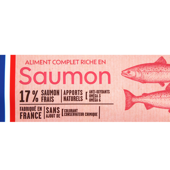 Croquettes pour Chat adulte stérilisé au saumon sans céréales 3kg