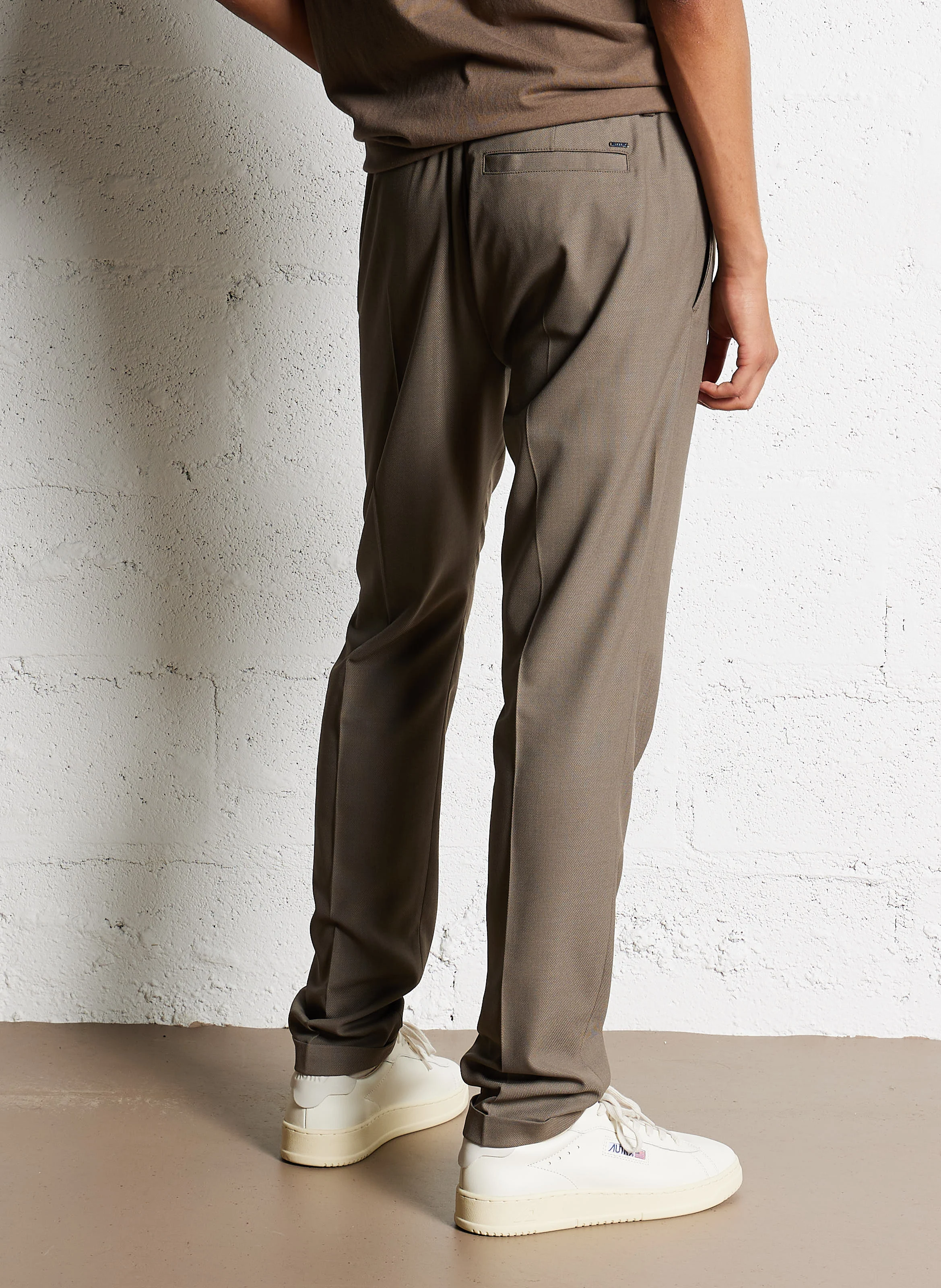 Pantalon droit| Marron