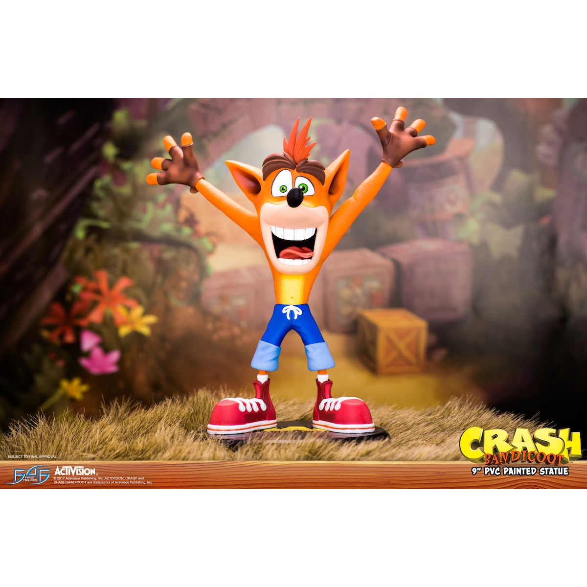 First 4 Figures Crash Bandicoot actionfigur (Standard Edition)