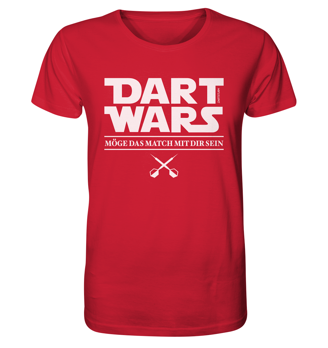 DartSturm - Dart Wars Weiß - Organic Shirt