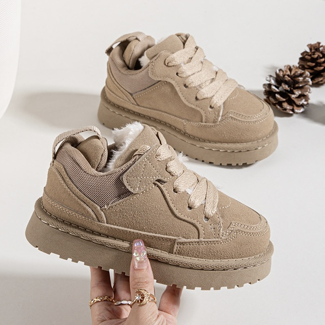 Cozy chunky sneakers - beige