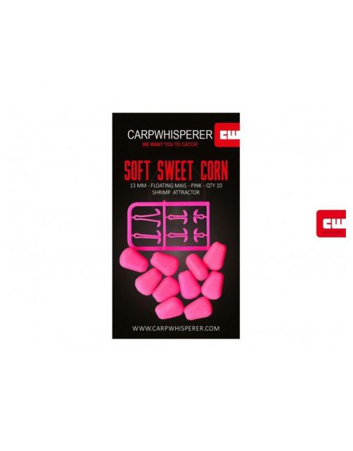 Carp Whisperer Soft Sweet Corn Pop-Up - Karper kleinmateriaal - Squid Liver Flavour Pink