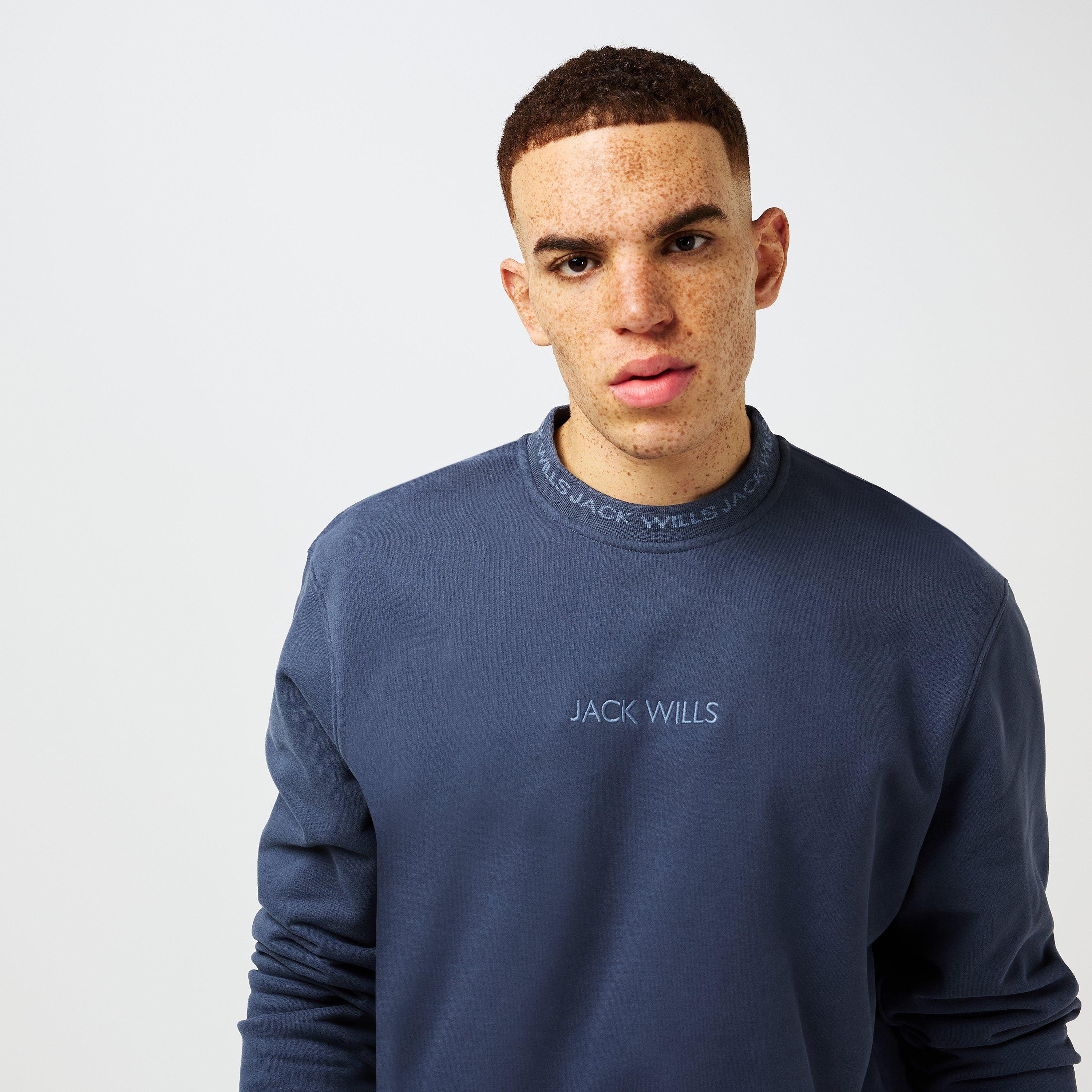 Jack Wills JW Jacquard Crew Sweatshirt