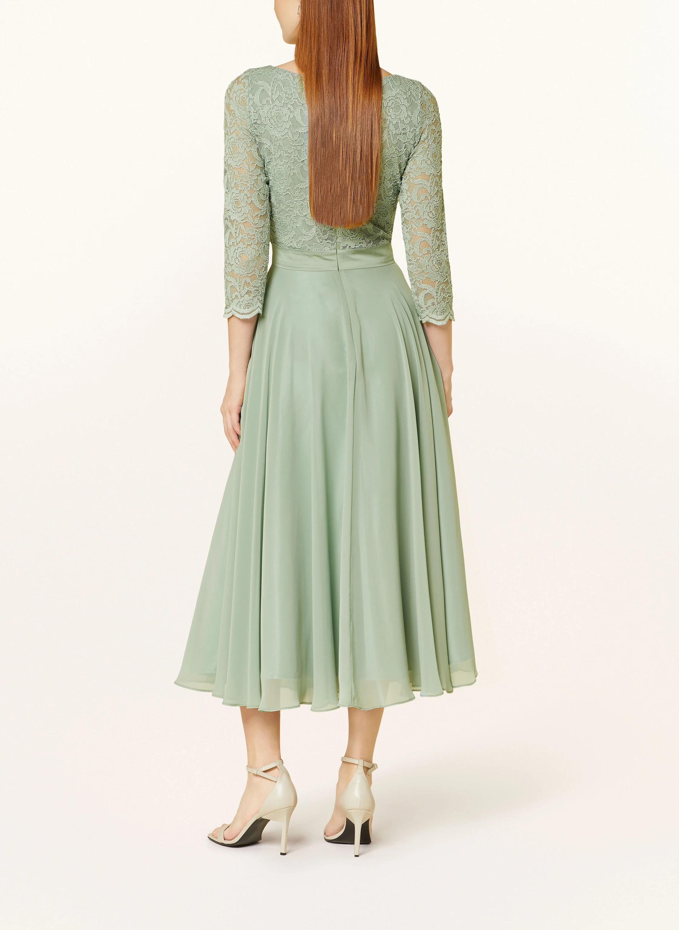 SWING Cocktailkleid mit Spitzenbesatz