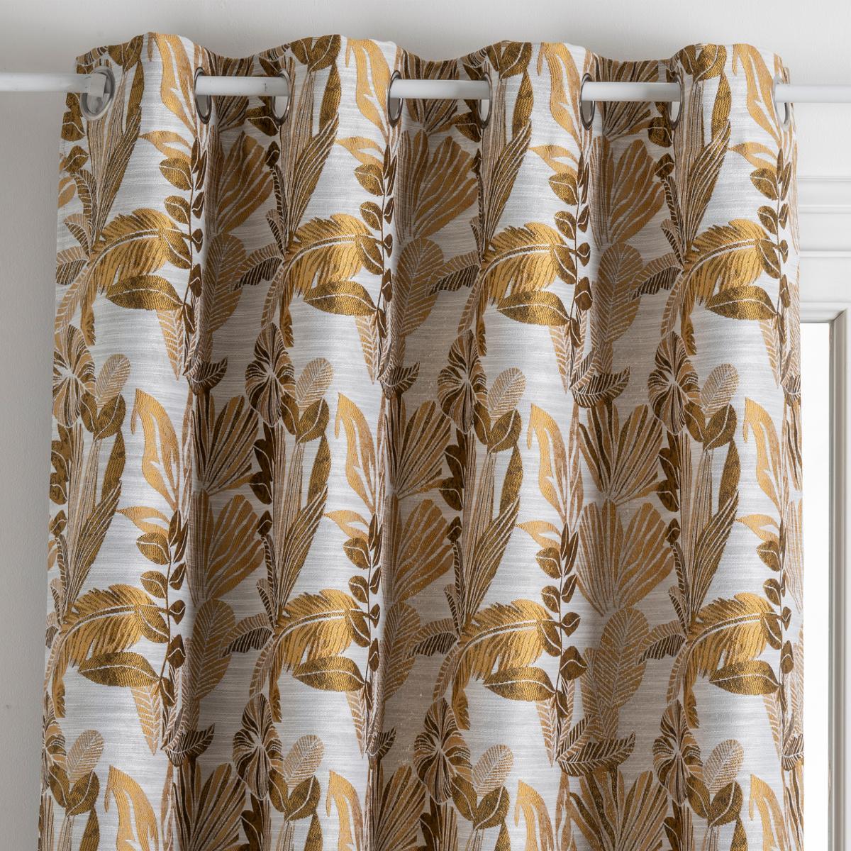 RIDEAU JACQUARD BEJUCO OCRE 140X260CM