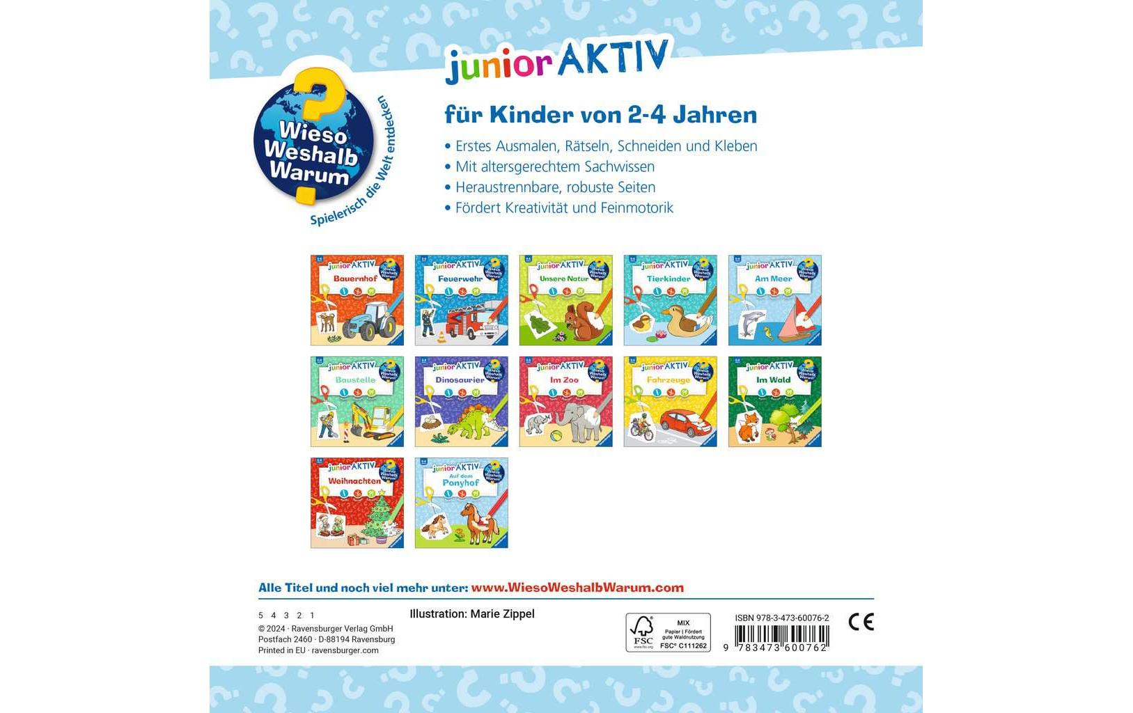 Kinder-Sachbuch Wieso? Weshalb? Warum?Junior AKTIV: Auf dem Ponyhof