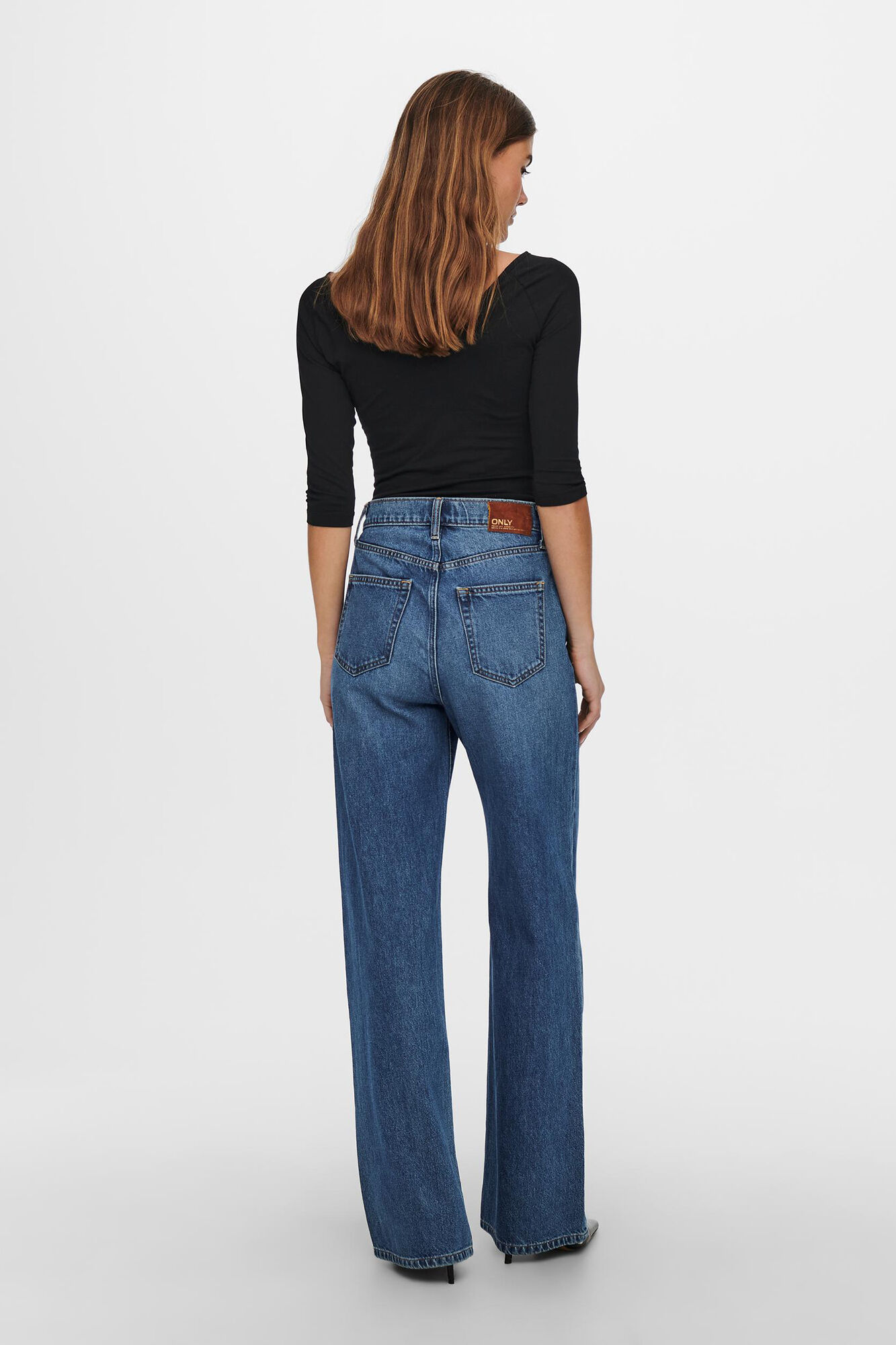 Calça jeans reta