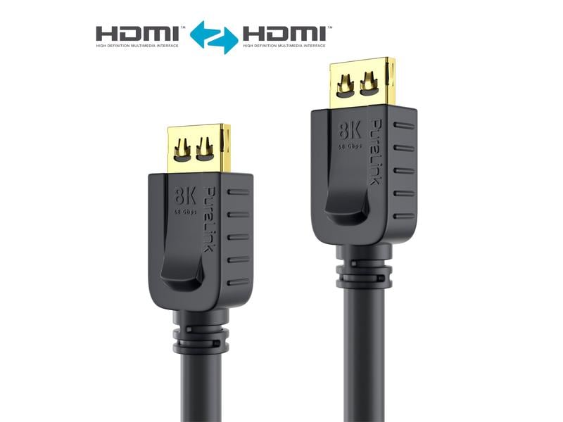 PureLink Kabel Zert. 8K Ultra High Speed HDMI - HDMI, 1.5 m Zertifiziertes 8K Ultra High Speed HDMI Kabel mit Ethernet Kanal