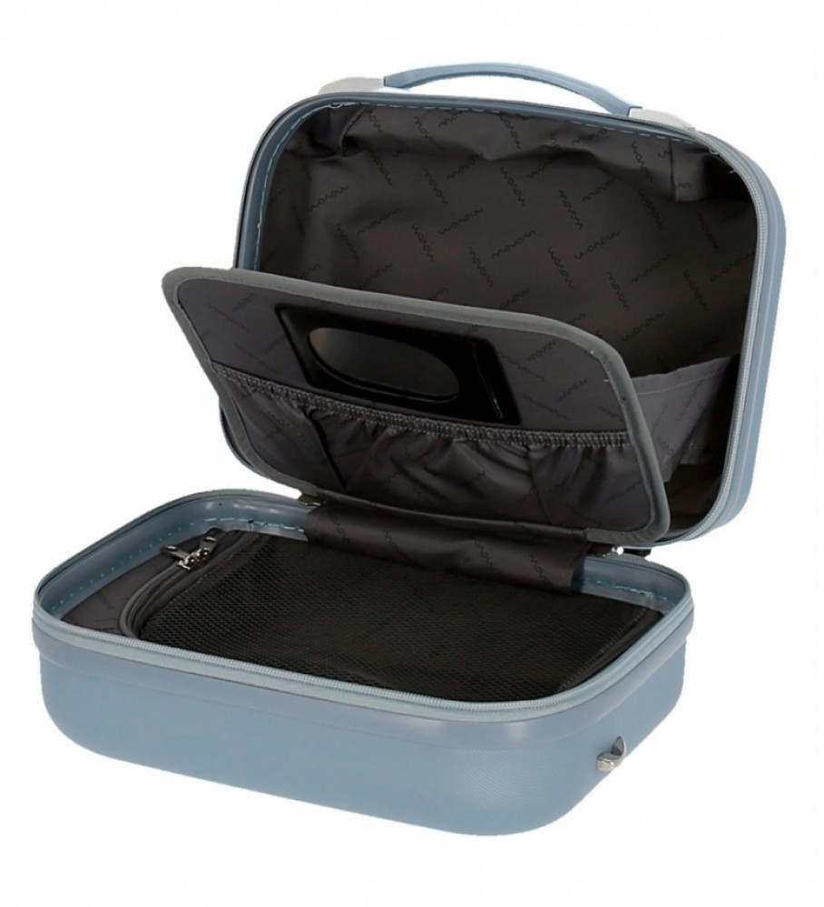 Nécessaire Movom Riga ABS, adaptável, azul - 29x21x15cm -