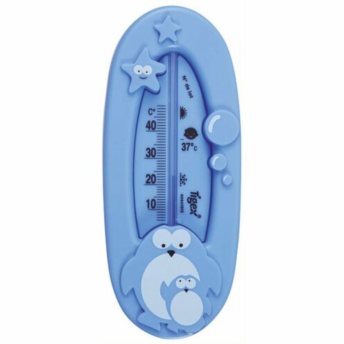 Thermomètre de bain Bleu/corail - TIGEX