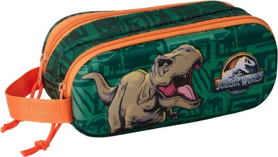 Jurassic World 3D Dobbeltpennal, Grønn