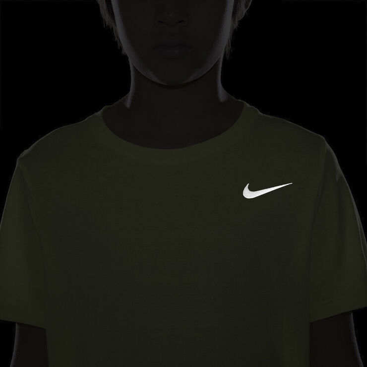 Nike Dri Fit Miler Traenings T Shirt Gul