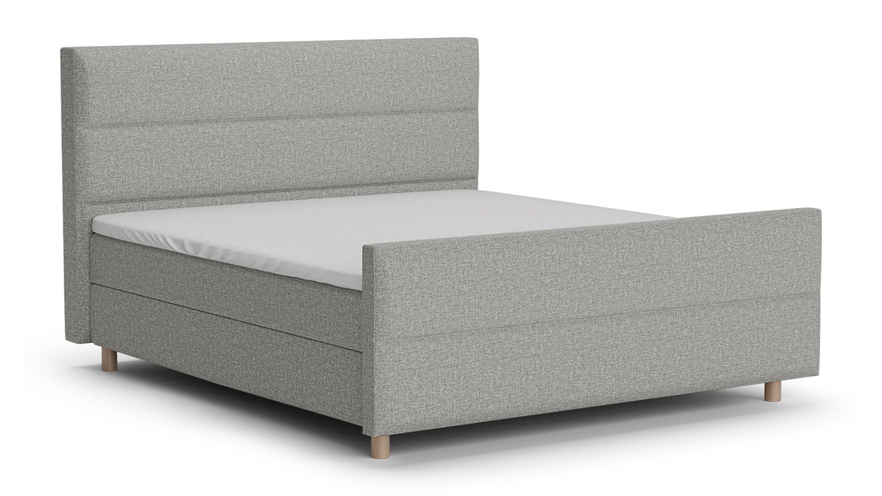 Boxspring Mica - Bold touch ashgrey