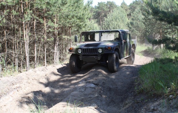Hummer fahren Dolle - Hummer Offroad Parkour