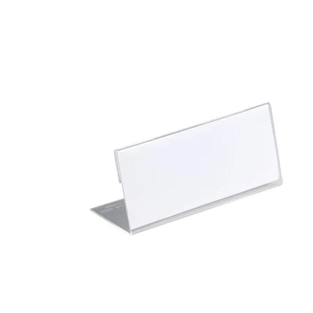 Durable 805419 Tischnamensschild aus Acryl, Einsteckschilder 61?x?150?mm, transparent