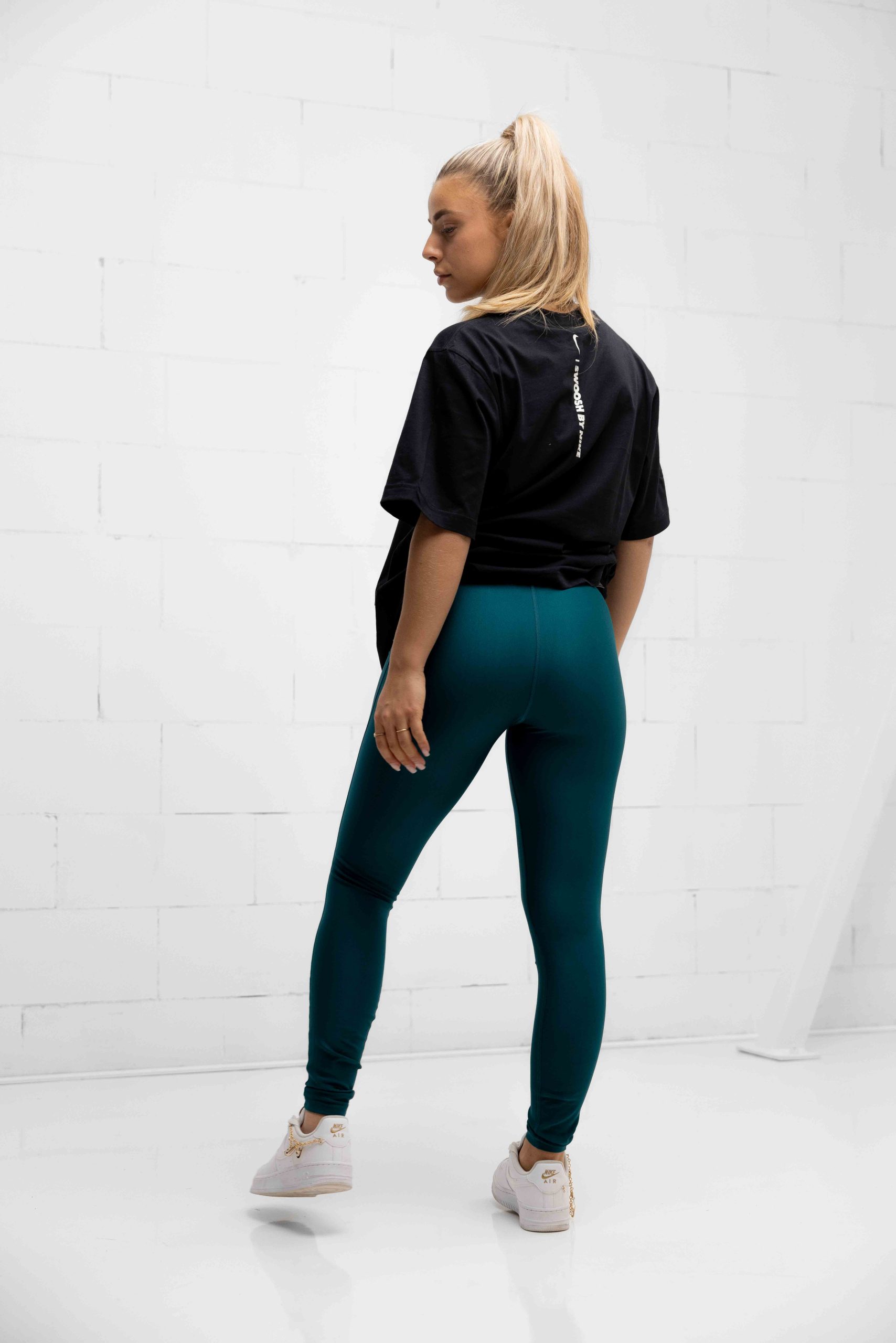 Under Armour Heatgear Legging Dames Donkergroen