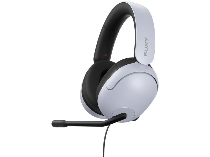 Sony Headset INZONE H3 Weiss Kabelgebundenes Gaming-Headset für die PS5 und den PC