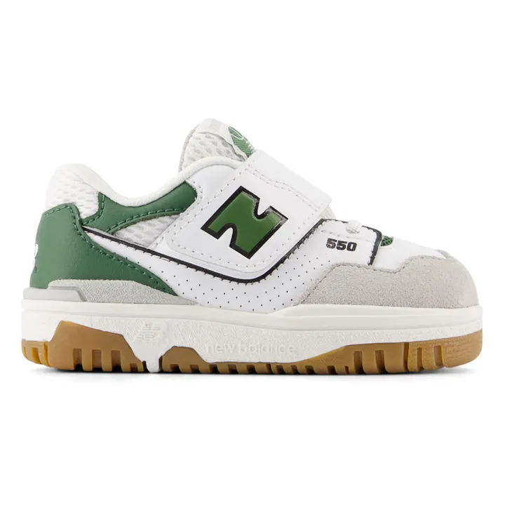 New Balance Baskets Lacets et Scratchs 550 | Vert