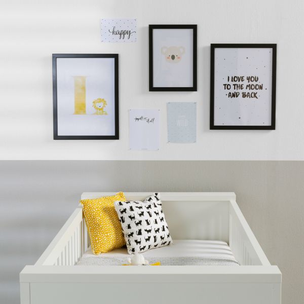 Kidsmill Brent Babykamer Wit | Bed 60 x 120 cm   Commode
