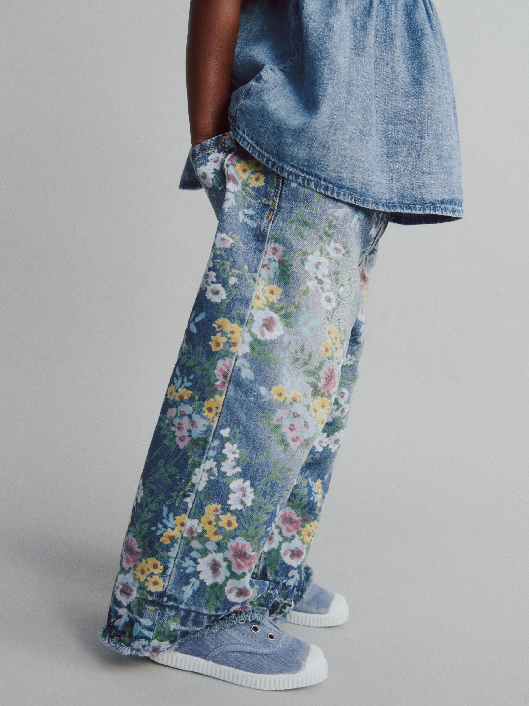 Gap pull-on baggy jeans met wijde pijpen (6mnd-5jr) (6mnd-5jr)