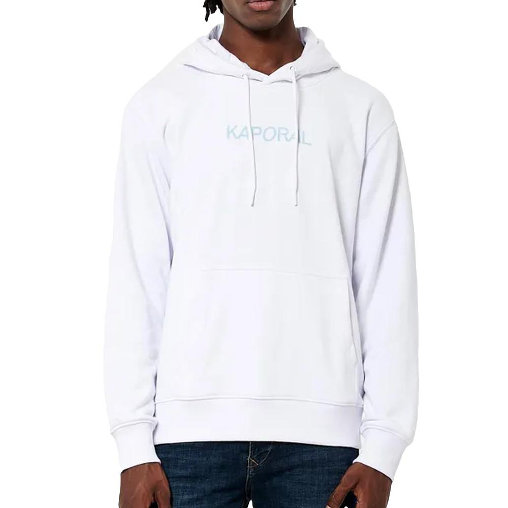 Kaporal Sweat à Capuche Blanc Homme Kaporal Parke