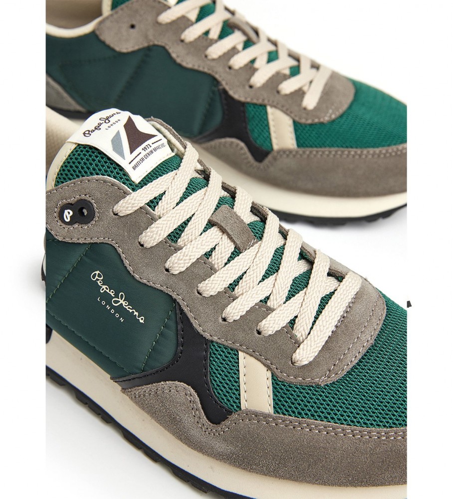 Tênis Pepe Jeans Brit Heritage M em couro verde