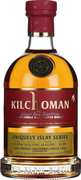 KILCHOMAN VINTAGE 2014 SAUTERNES SINGLE CASK 70CL