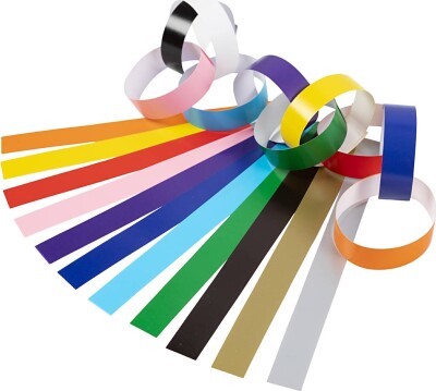 Guirlandestrimler - 160X15 MM - Forskellige Farver - 2400 Stk