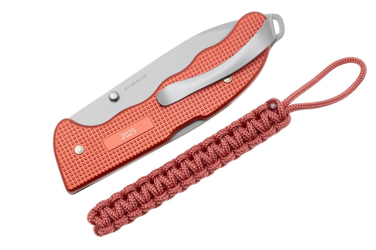 Victorinox Evoke Alox Limited Edition 2025 0.9415.L25, Stone Red, Zwitsers zakmes