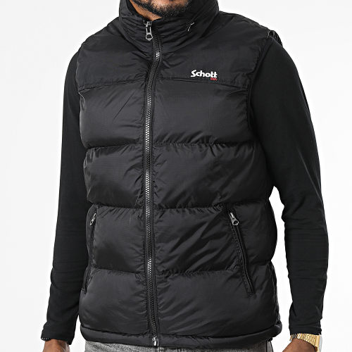 Doudoune Capuche Sans Manches Utahv Noir