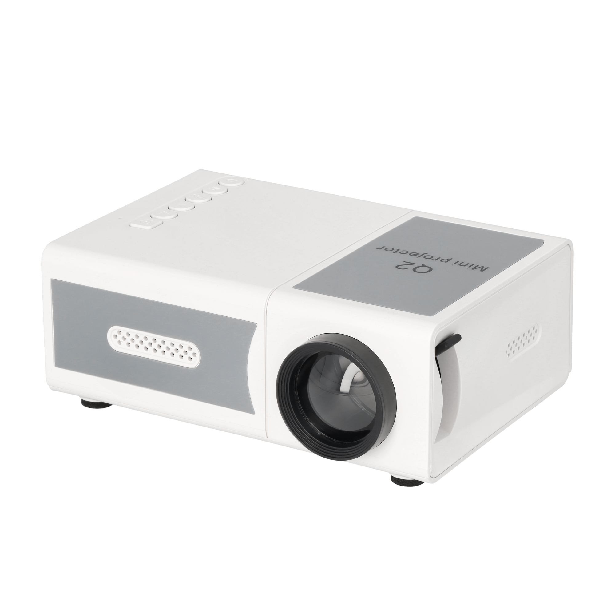 Mini Multimedia LED Projektor Beamer Heimkino (40 ANSI Lumen) 1080p / HDMI / USB - Grau