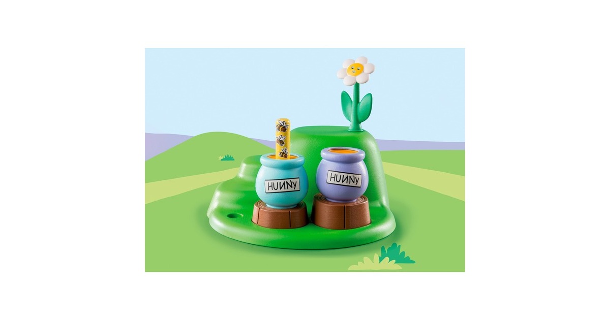 PLAYMOBIL1.2.3 - Winnie de Poeh Bijentuin Constructiespeelgoed  (71317)