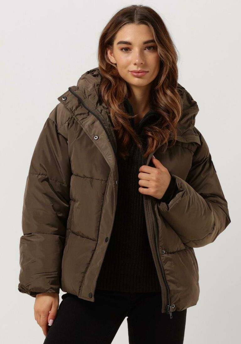 LEVETE ROOM bruine levete room gewatteerde jas lr-gibella 16 jacket