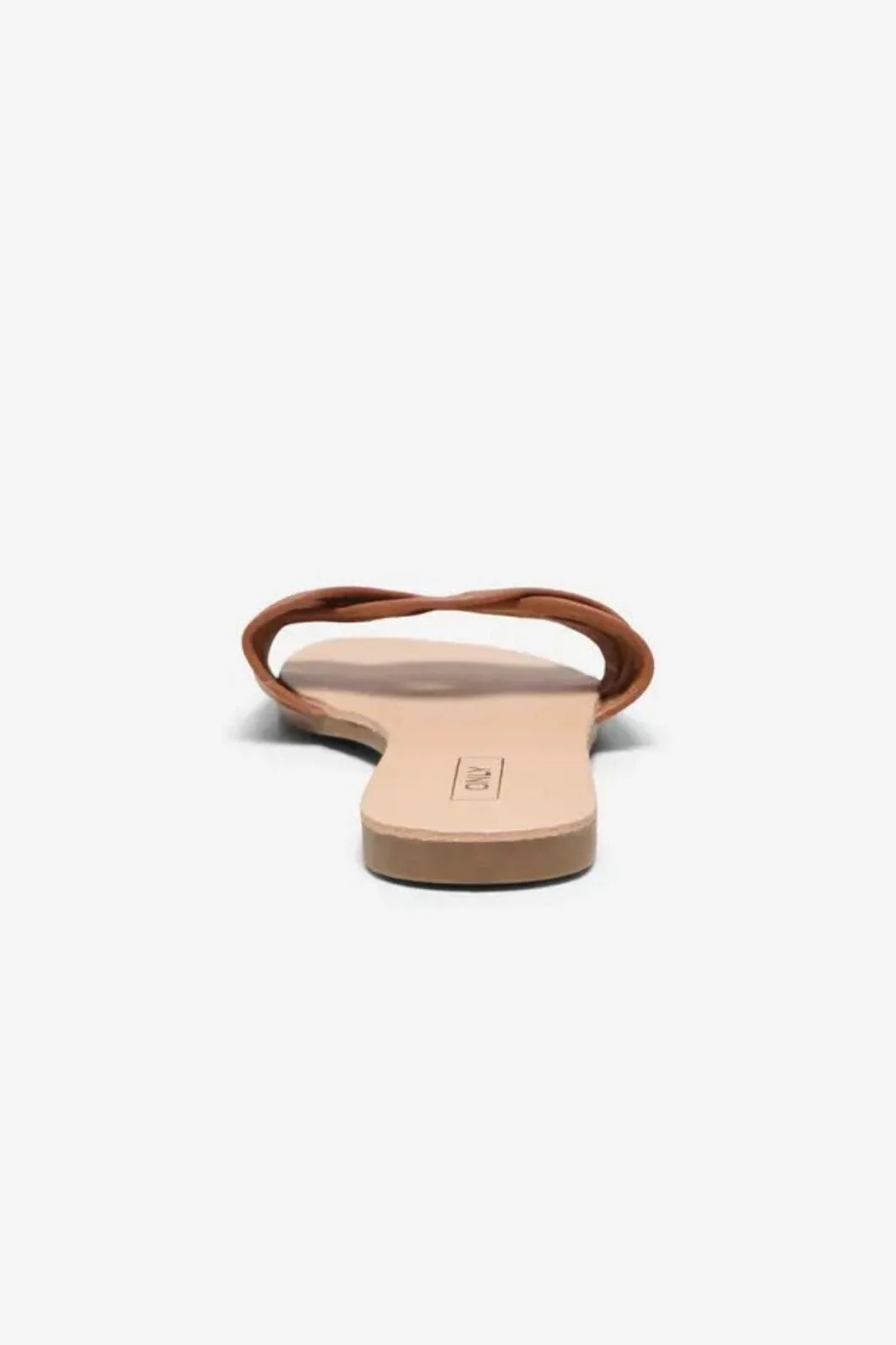 Only Shoes Onlfeli-6 Leather Slip On Sandal