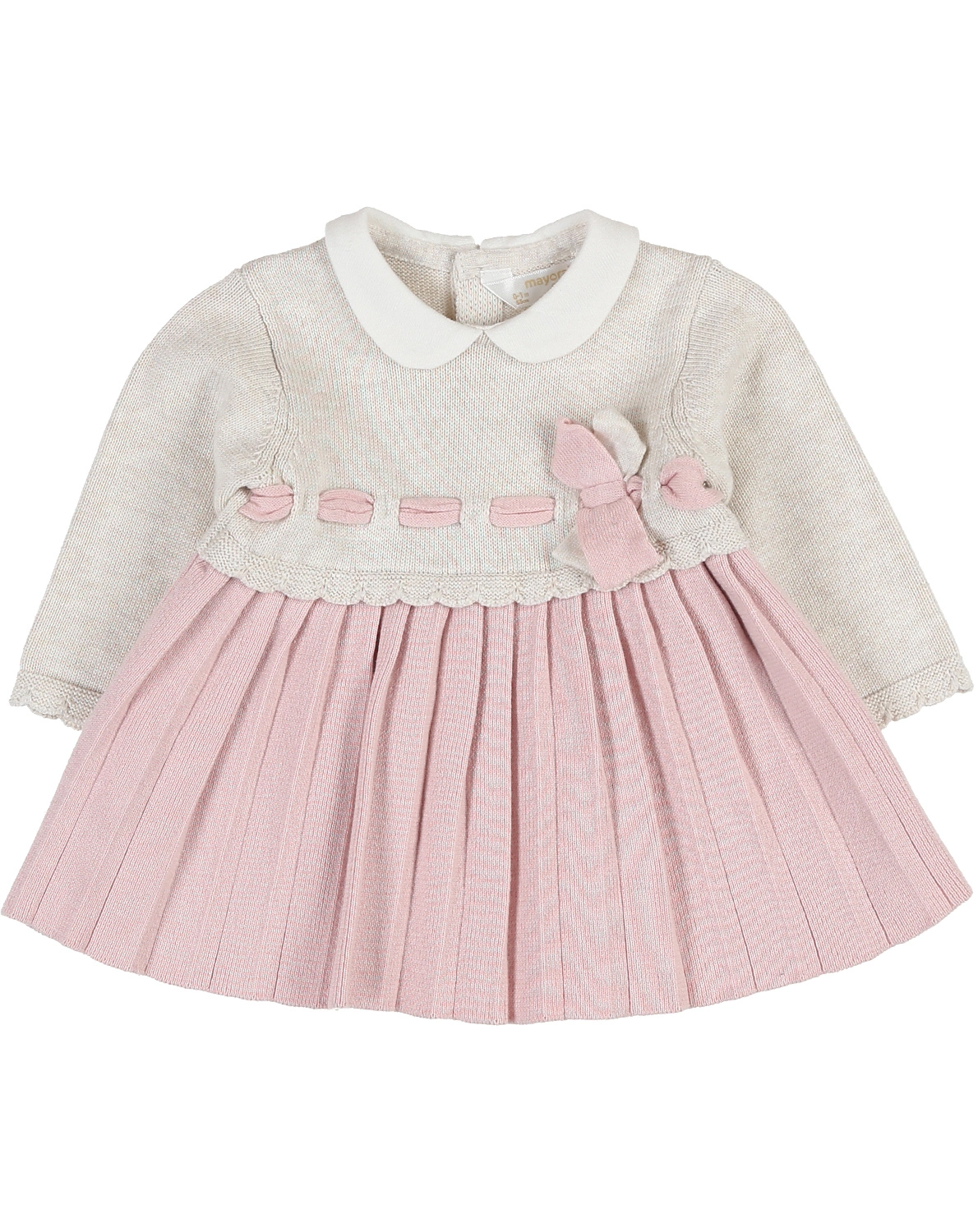 Strick-Kleid FINO in beige/rosé