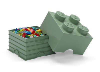 LEGO Oppbevaring 4, Sand Grønn