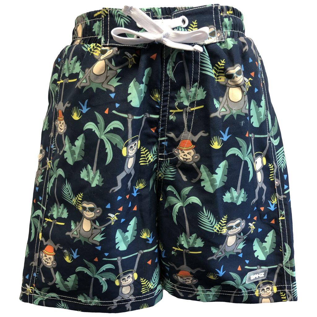 BanzBanz   Board Shorts Badehose Jungle navy 8 Jahre