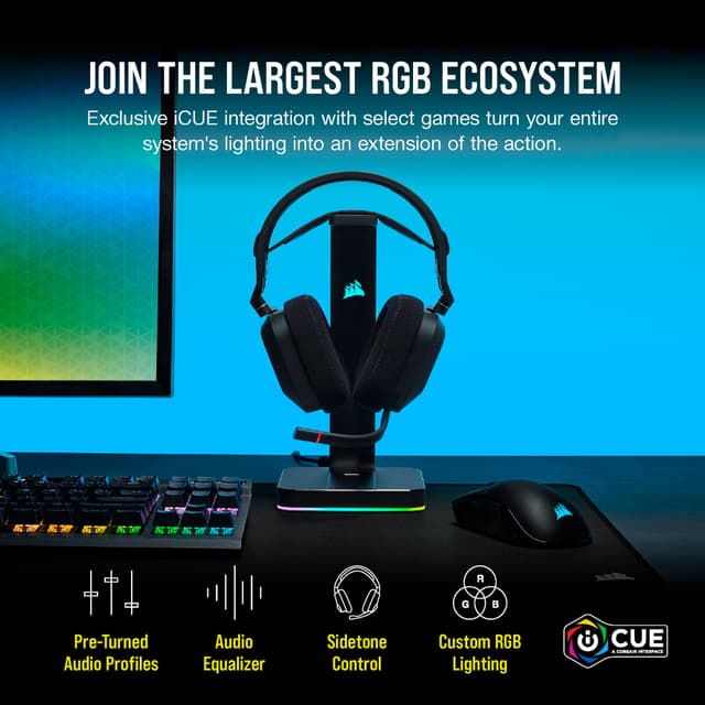 Corsair HS80 trådløst gaming headset