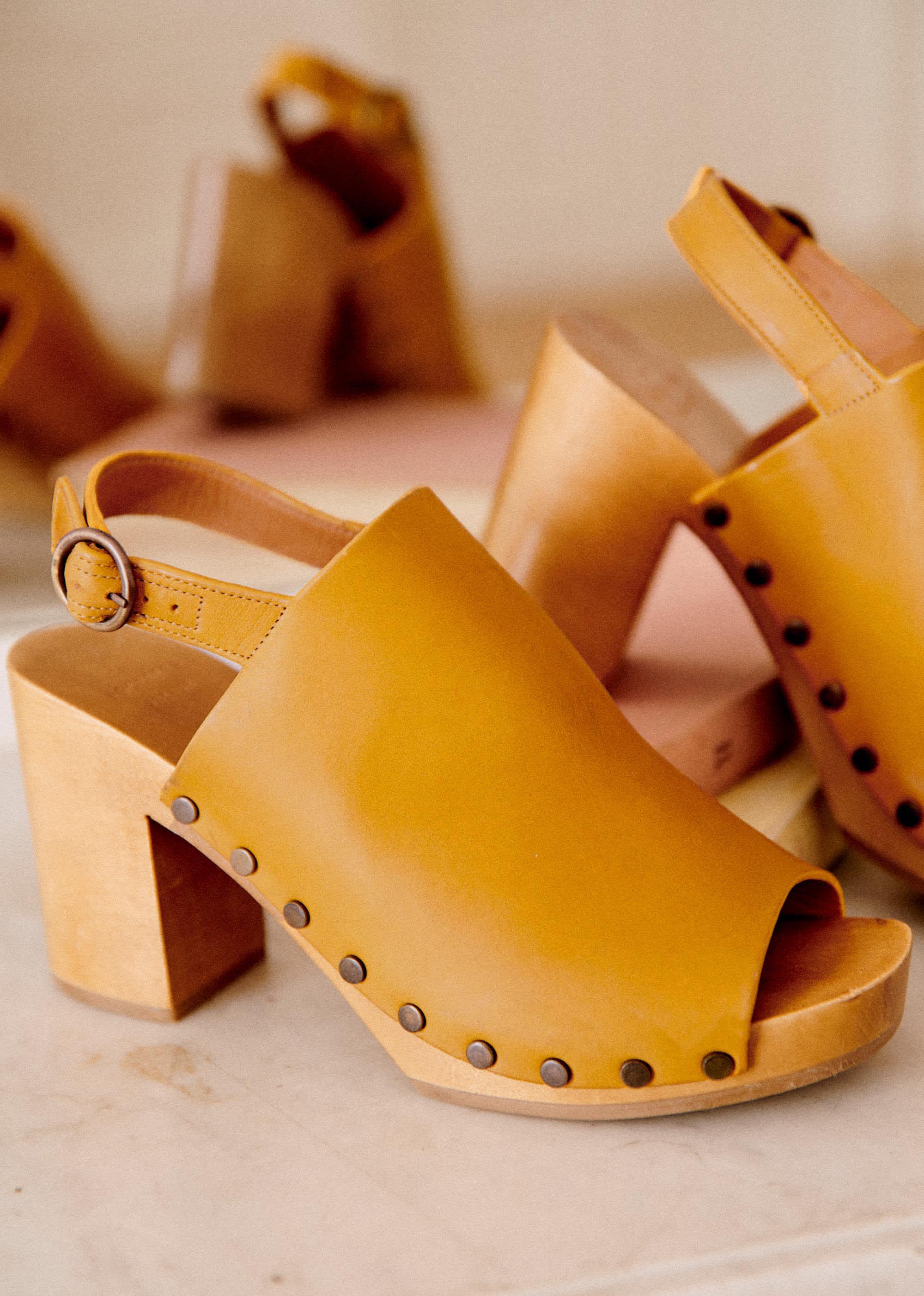 Sabots High Dakota - Ocre lisse héritage - SOULIERS/SOULIERS Sabots & Espadrilles 5906273